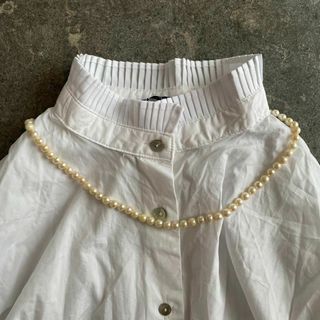 ザラ(ZARA)の66 ZARA ザラ BASIC ベーシック ハイネック　プリーツ　ブラウス(シャツ/ブラウス(長袖/七分))