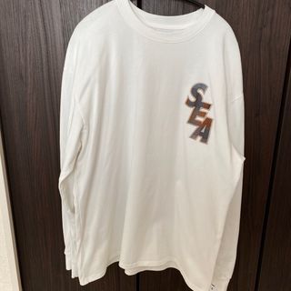 ウィンダンシー(WIND AND SEA)のWIND AND SEA ロングTシャツ Lサイズ ホワイト(Tシャツ/カットソー(七分/長袖))