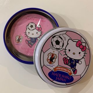 ハローキティ(ハローキティ)のハローキティ　なでしこジャパン　缶入りメモ(ノート/メモ帳/ふせん)