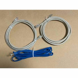 LANケーブル 2m 3本 カテゴリ 5e CAT.5e CABLE(その他)