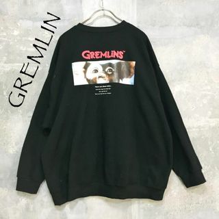 GREMLINSパーカー　トレーナー 裏起毛 ブラック 4L グレムリン(パーカー)