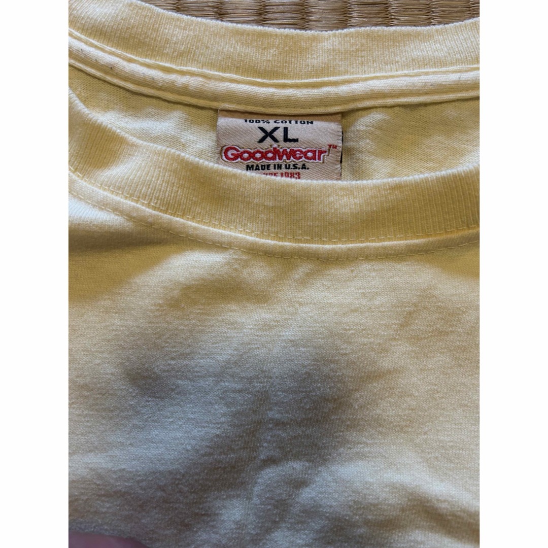 GOOD WEAR(グッドウェアー)のTシャツ goodwear イエロー XLサイズ メンズのトップス(Tシャツ/カットソー(半袖/袖なし))の商品写真