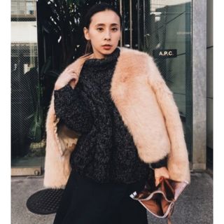 アメリヴィンテージ(Ameri VINTAGE)の美品 AMERI COLORFUL ECO FUR COAT 税込23,320円(毛皮/ファーコート)