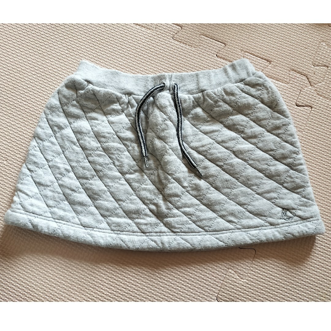 PETIT BATEAU(プチバトー)のプチバトー　キルト生地スカート　4ans102cm キッズ/ベビー/マタニティのキッズ服女の子用(90cm~)(スカート)の商品写真