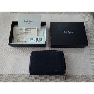 ポールスミス(Paul Smith)のPaul Smith ポールスミス カードケース 定期入れ ネイビー ユーズド(名刺入れ/定期入れ)