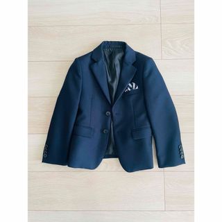 オリバーハウス(OLIVERHOUSE)の男の子フォーマル 120 ネイビー ジャケットワイシャツ パンツ  ネクタイ (ドレス/フォーマル)