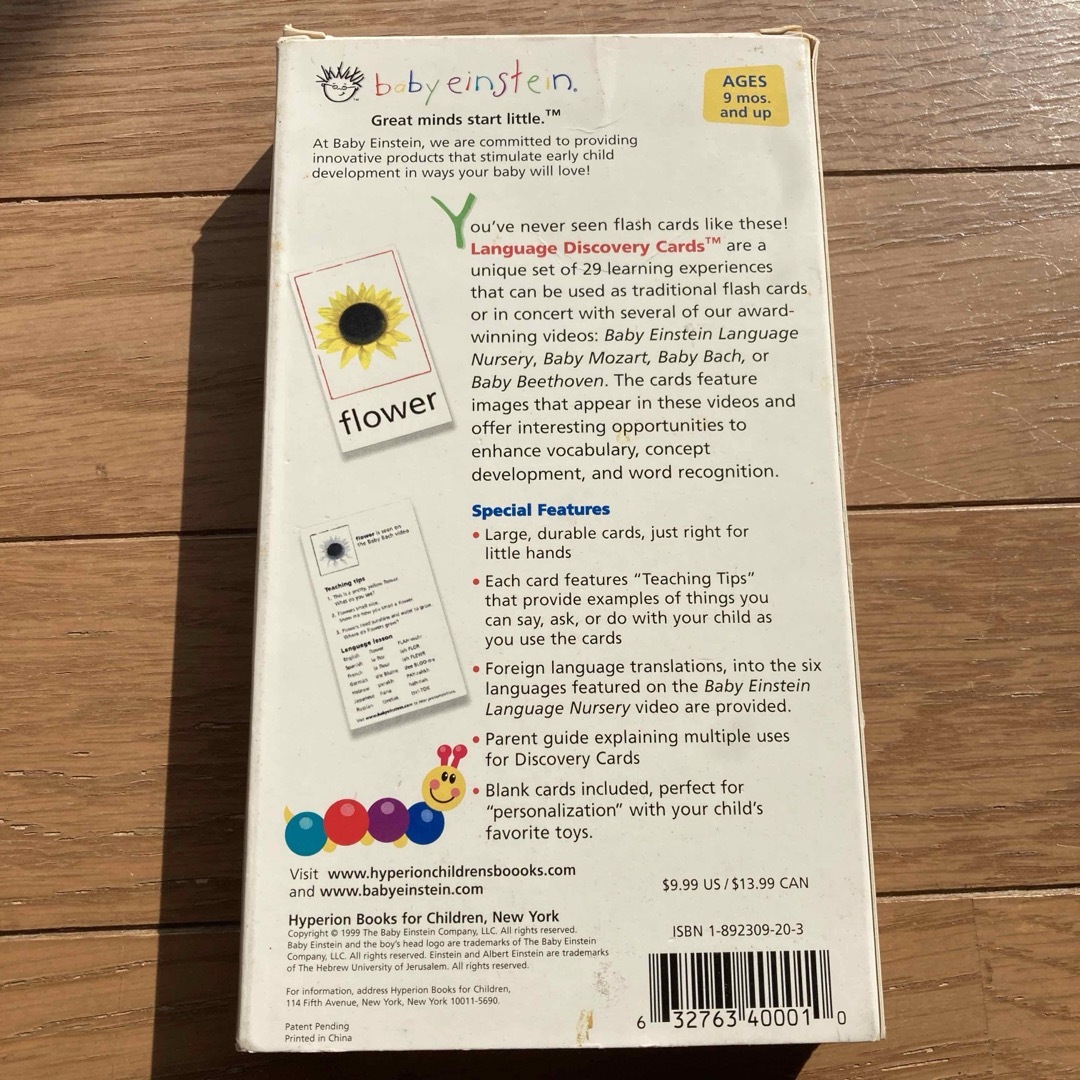 Baby Einstein: Language Discovery Cards キッズ/ベビー/マタニティのおもちゃ(知育玩具)の商品写真