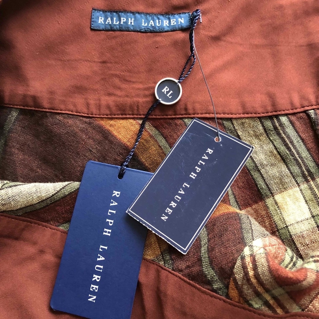 Ralph Lauren(ラルフローレン)の新品未使用タグ付✨RALPH LAUREN アシメトリーチェックロングスカート レディースのスカート(ロングスカート)の商品写真