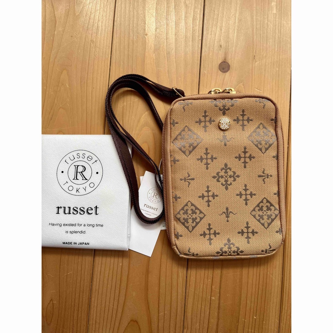 Russet(ラシット)のrusset   ラシットお財布ショルダー  ジャガード レディースのバッグ(ショルダーバッグ)の商品写真