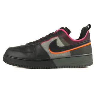 ナイキ(NIKE)のNIKE ナイキ サイズ:28.5cm AIR FORCE 1 REACT (DH7615-001) エアフォース 1 リアクト ブラック チームオレンジ US10.5 ローカット スニーカー シューズ 靴【メンズ】【中古】(スニーカー)