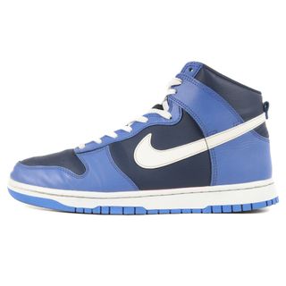 ナイキ(NIKE)のNIKE ナイキ サイズ:28.0cm DUNK HI RETRO (DJ6189-400) ダンク ハイ レトロ ミディアムブルー ホワイト US10 ハイカット スニーカー シューズ 靴【メンズ】【中古】(スニーカー)