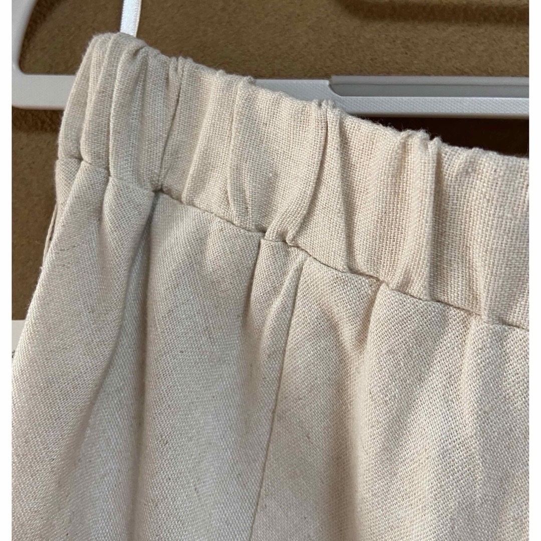 MELROSE claire(メルローズクレール)の【未使用】マーメイドスカート　リネン混　キナリ レディースのスカート(ロングスカート)の商品写真