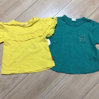 ムージョンジョン(mou jon jon)のムージョンジョン　半袖Tシャツ  90㎝　95㎝　2点セット(Tシャツ/カットソー)