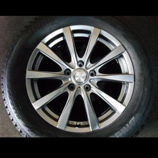 ブリヂストン(BRIDGESTONE)の(T-1911) GRASS 17インチ スタッドレス セット物 超バリ山(タイヤ・ホイールセット)