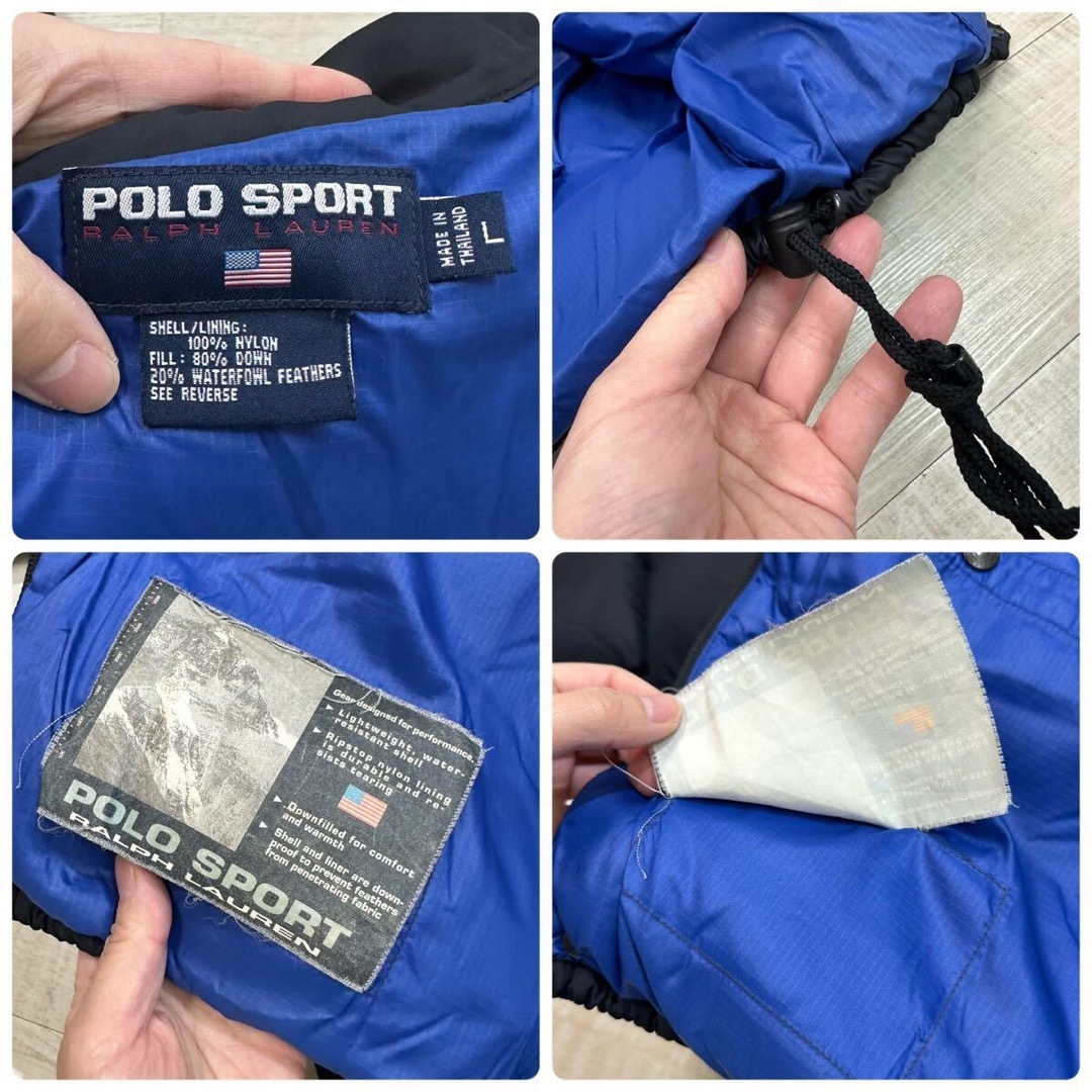 POLO RALPH LAUREN(ポロラルフローレン)の90s ~ 00s POLO SPORT ラルフローレン ダウン ジャケット L メンズのジャケット/アウター(ダウンジャケット)の商品写真