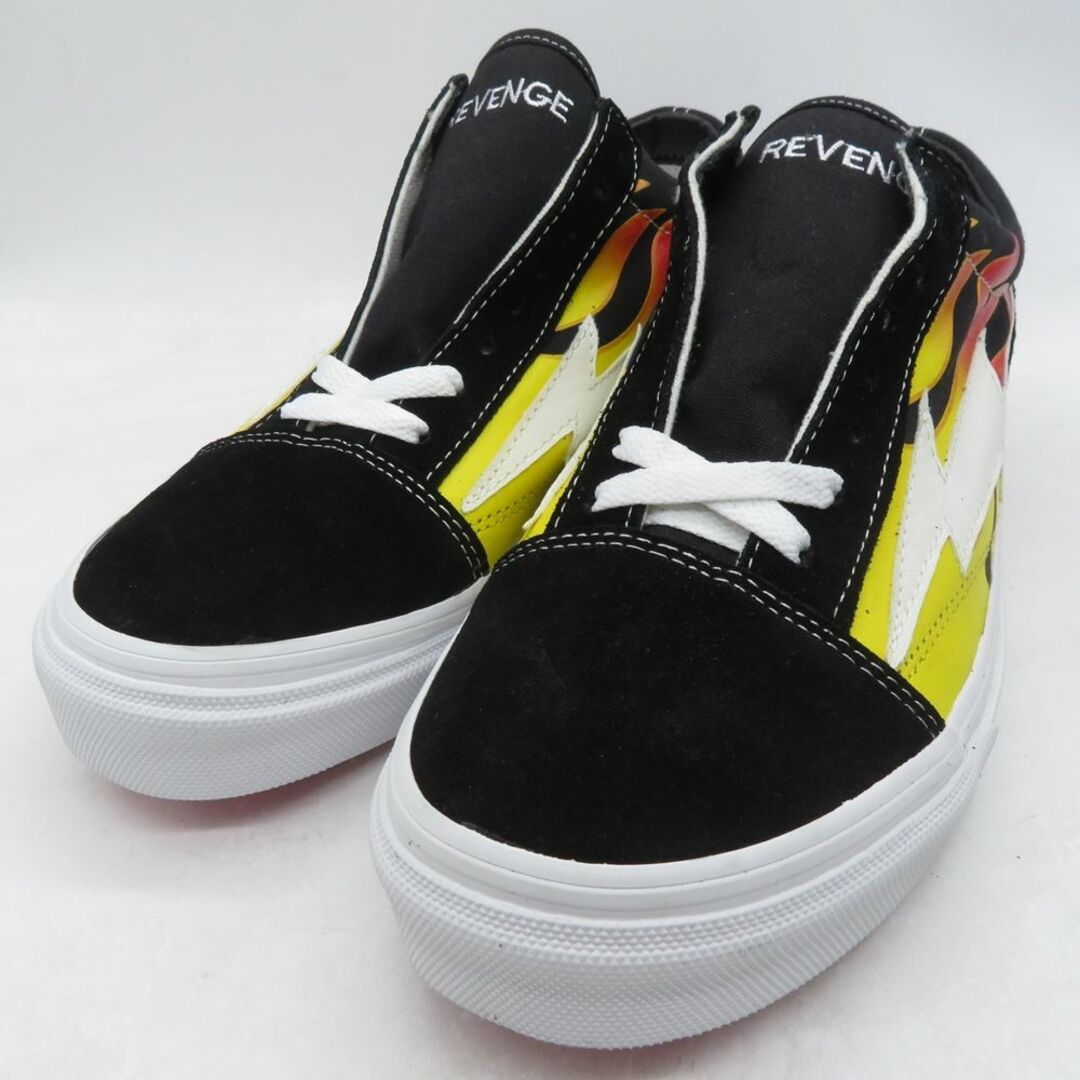 REVENGE x STORM(リベンジストーム)のREVENGE X STORM FLAME SNEAKER BLACK メンズの靴/シューズ(スニーカー)の商品写真