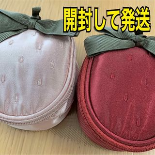 スリーコインズ(3COINS)のスリコ　イチゴモチーフアクセサリーケース　2色セット②　開封して発送(ポーチ)