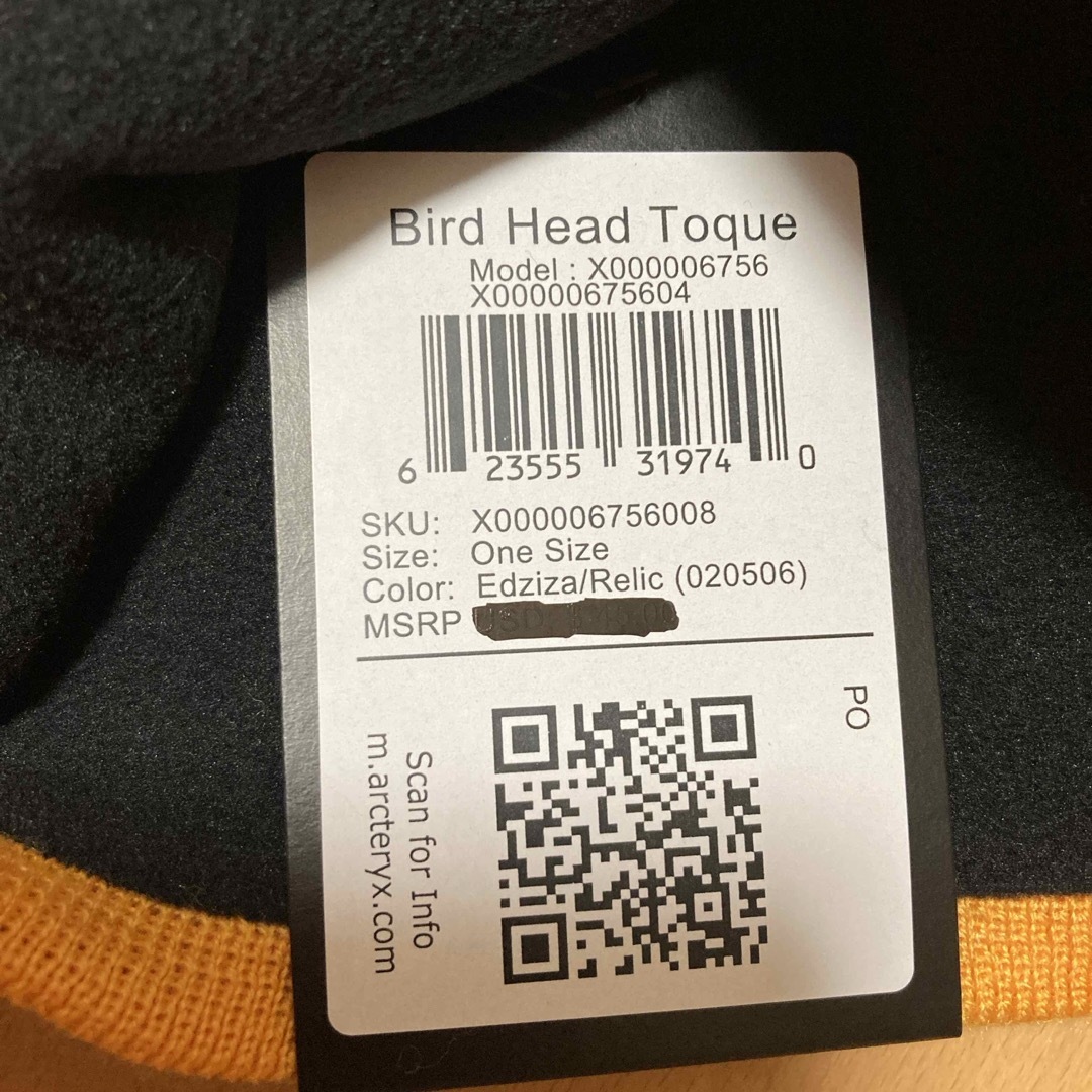 ARC'TERYX(アークテリクス)のARCTERYX BIRD HEAD TOQUE メンズの帽子(ニット帽/ビーニー)の商品写真