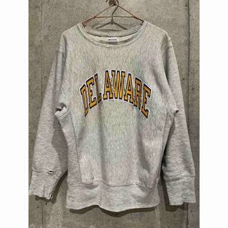 チャンピオン(Champion)のUSA製 90’s Champion DELAWARE リバースウィーブボロ (スウェット)