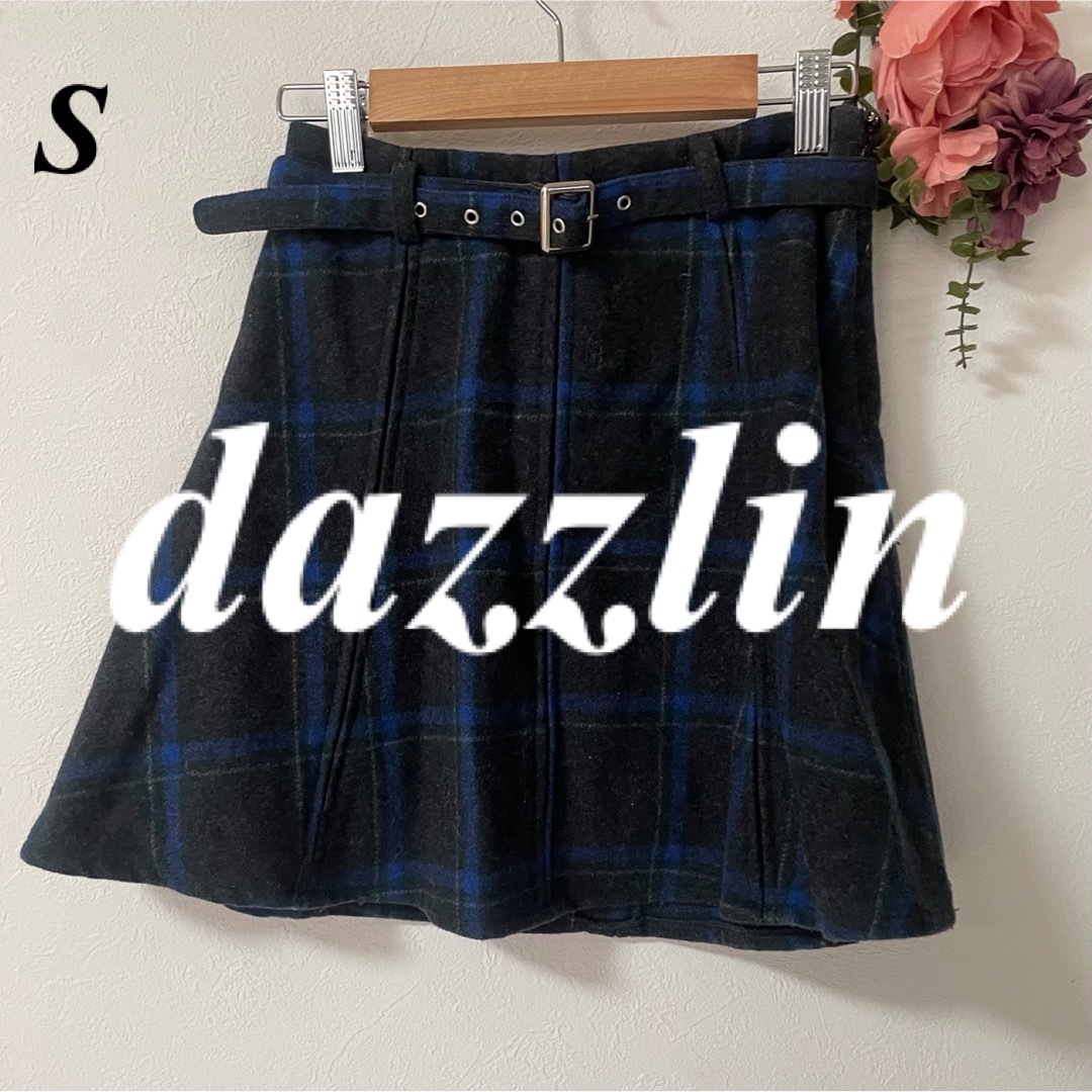 dazzlin(ダズリン)のdazzlin ベルト付チェックミニスカート レディースのスカート(ミニスカート)の商品写真