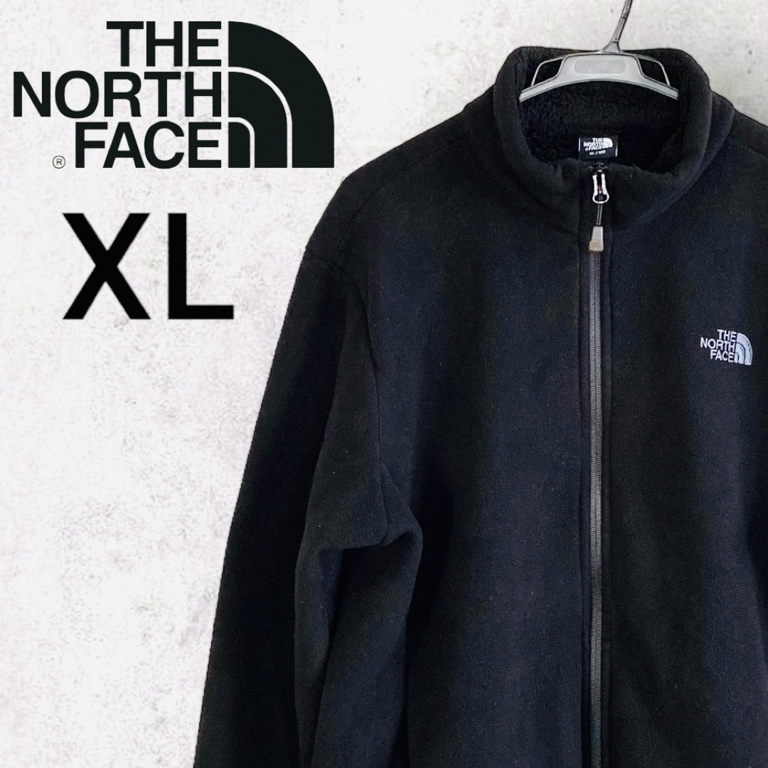 THE NORTH FACE(ザノースフェイス)のノースフェイス THE NORTH FACE フリース XL 大きいサイズ 黒 メンズのジャケット/アウター(ブルゾン)の商品写真