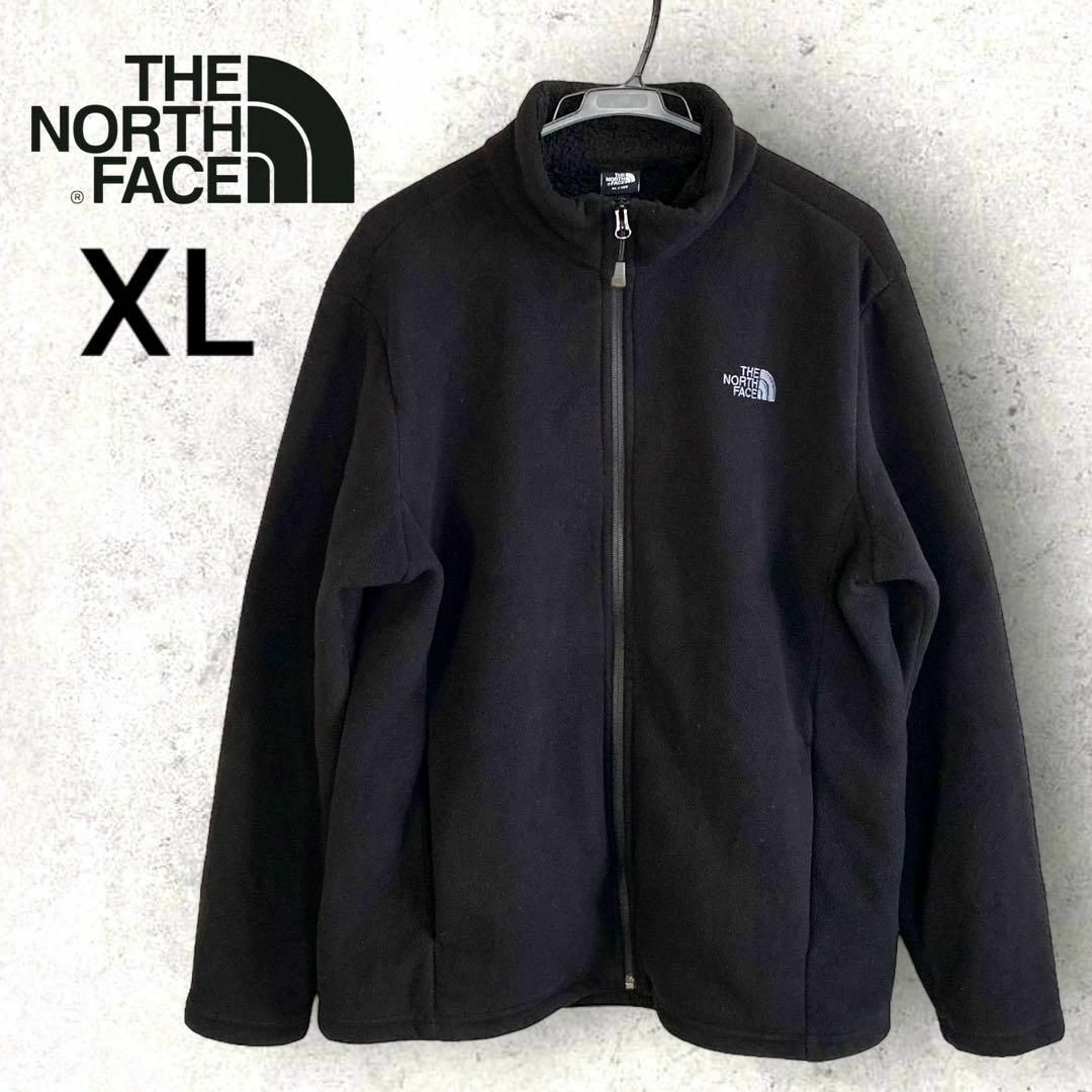 THE NORTH FACE(ザノースフェイス)のノースフェイス THE NORTH FACE フリース XL 大きいサイズ 黒 メンズのジャケット/アウター(ブルゾン)の商品写真