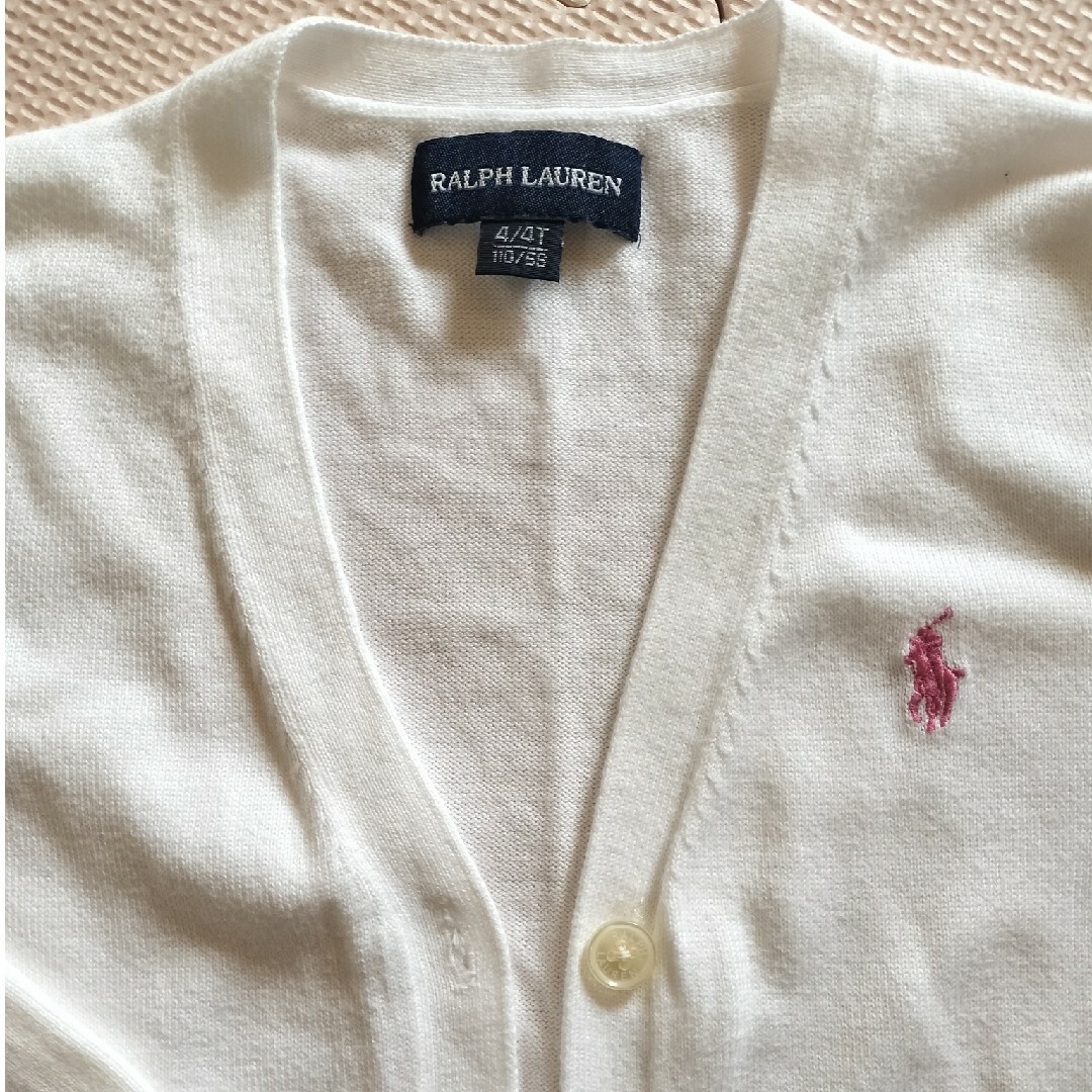 Ralph Lauren(ラルフローレン)の【オススメ】ラルフローレン　カーディガン　110cm キッズ/ベビー/マタニティのキッズ服女の子用(90cm~)(カーディガン)の商品写真