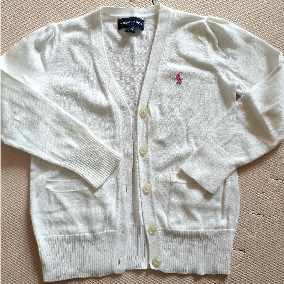 Ralph Lauren(ラルフローレン)の【オススメ】ラルフローレン　カーディガン　110cm キッズ/ベビー/マタニティのキッズ服女の子用(90cm~)(カーディガン)の商品写真