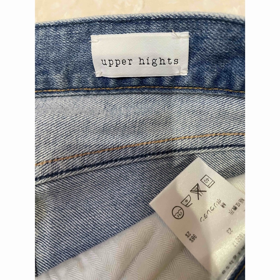 upper hights(アッパーハイツ)のアッパーハイツ ザ スィン アンクルスリムデニム195017 フリンジ  23 レディースのパンツ(デニム/ジーンズ)の商品写真