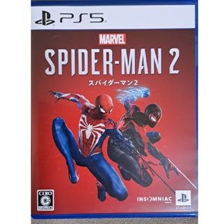 マーベル(MARVEL)の【美品】PS5用ソフト MARVEL スパイダーマン2 早期購入特典DLC付き(家庭用ゲームソフト)