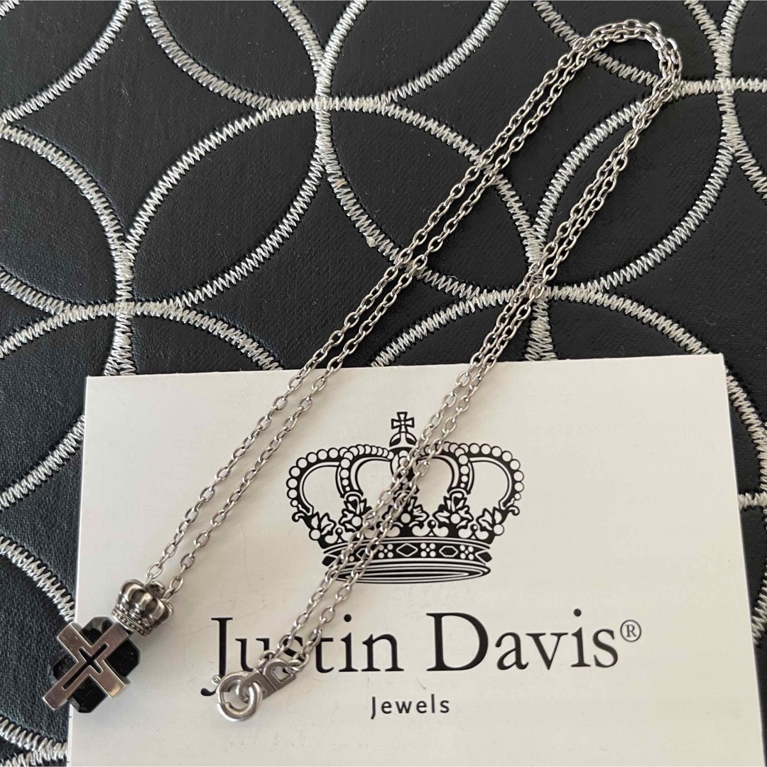 Justin Davis(ジャスティンデイビス)の美品◆JUSTIN DAVIS◆リバーシブル クロスネックレス◆45cm◆ レディースのアクセサリー(ネックレス)の商品写真