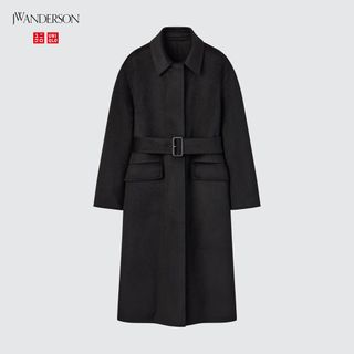 ユニクロ(UNIQLO)のUNIQLO and JW ANDERSON ダブルフェイスコート新品(ロングコート)