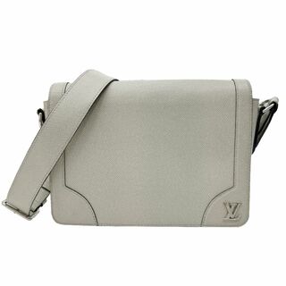 ルイヴィトン(LOUIS VUITTON)のLOUIS VUITTON ルイ ヴィトン ニューフラップ メッセンジャー ショルダーバッグ M30813 RFID ICチップ メッセンジャーバッグ タイガ グレー メンズ(ショルダーバッグ)