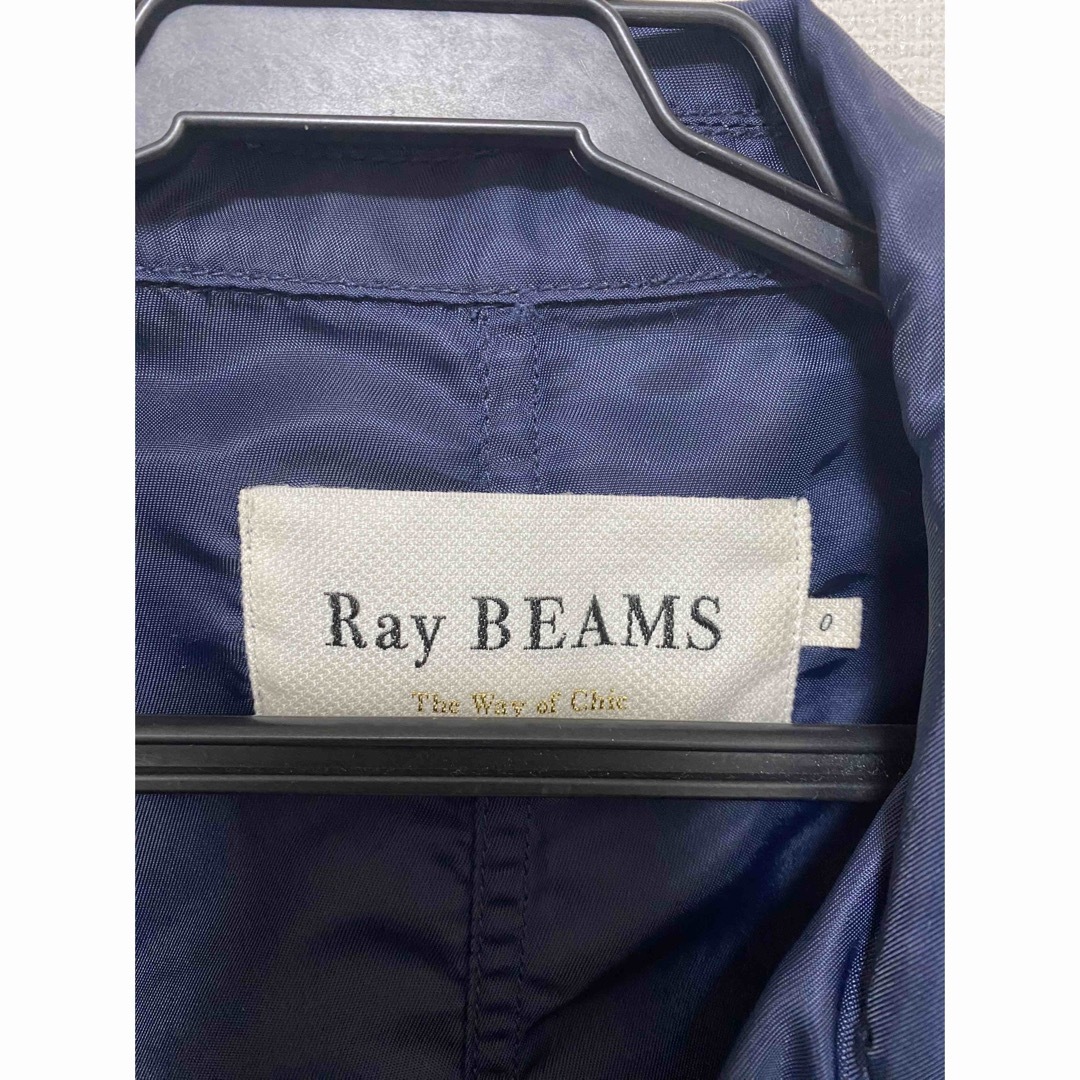 Ray BEAMS(レイビームス)のRay Beams ライダースジャケット(ネイビー) レディースのジャケット/アウター(ライダースジャケット)の商品写真