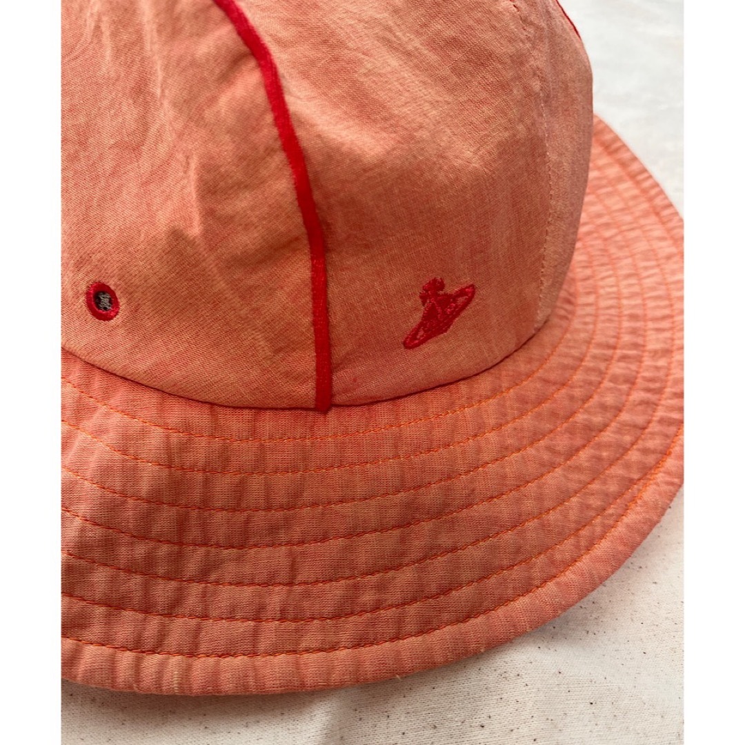 Vivienne Westwood(ヴィヴィアンウエストウッド)のヴィヴィアンウエストウッド　オレンジ　サファリハットサイズS USED  レディースの帽子(ハット)の商品写真
