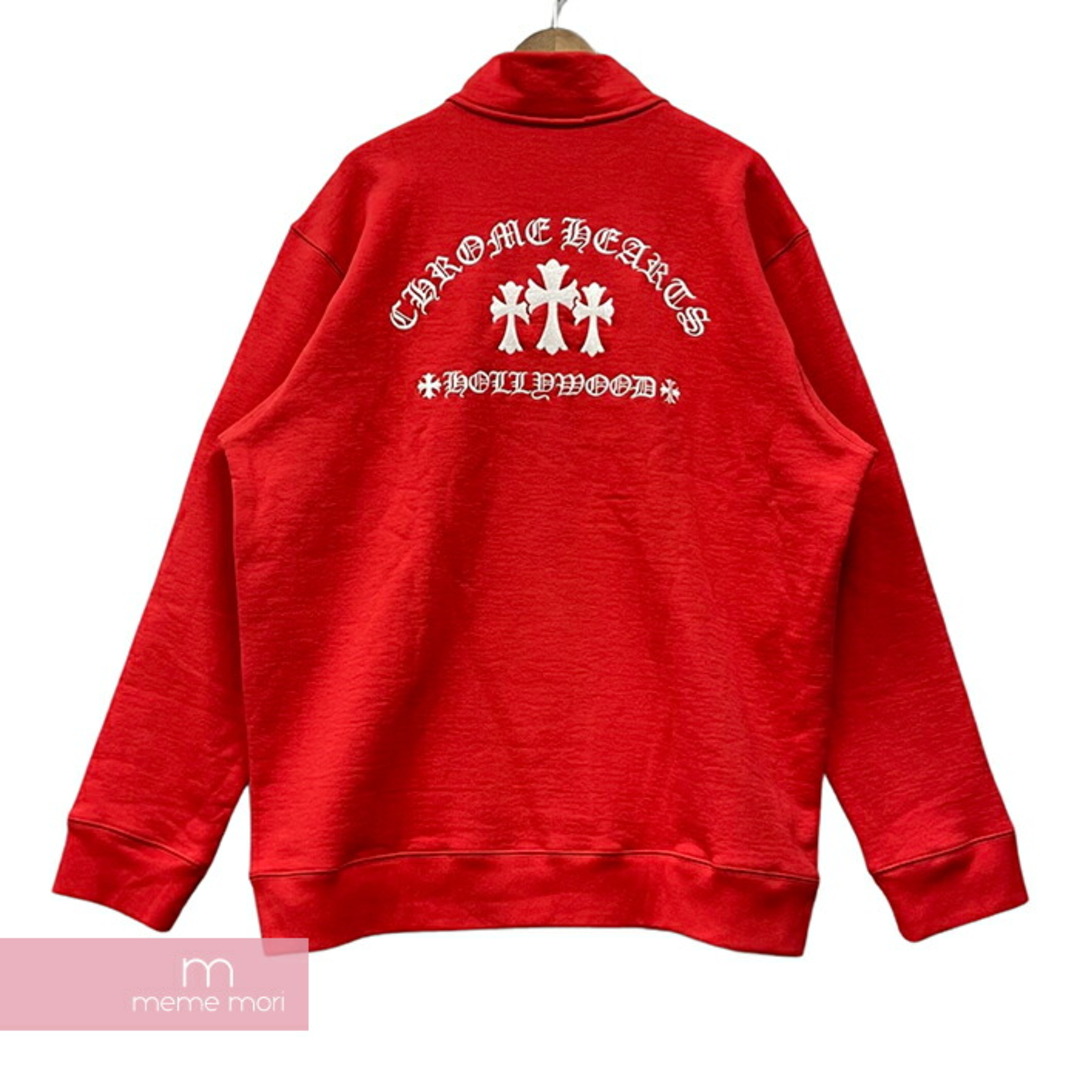 Chrome Hearts - CHROME HEARTS Y NOT Cemetery Cross Half Zip Sweat 