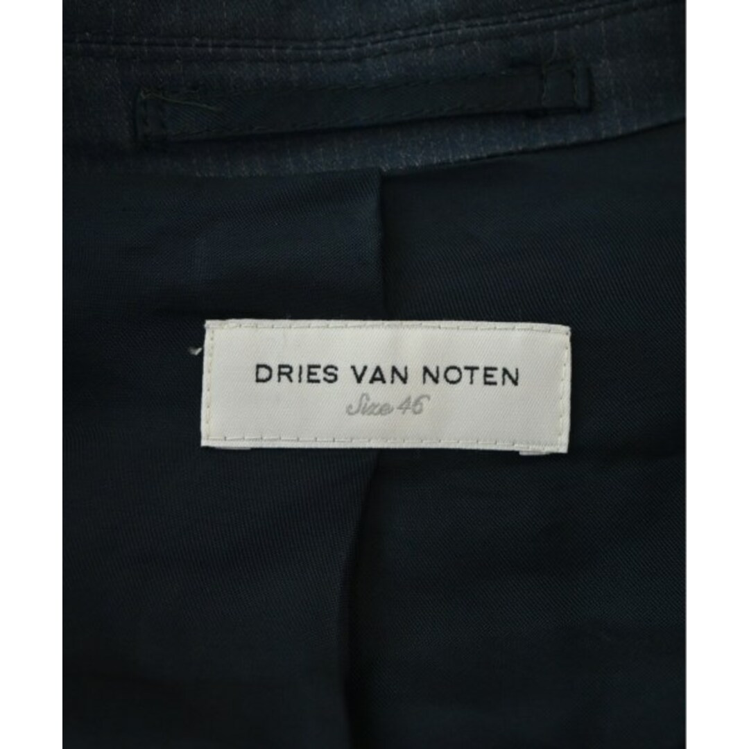 DRIES VAN NOTEN(ドリスヴァンノッテン)のDRIES VAN NOTEN カジュアルジャケット -(M位) 紺 【古着】【中古】 メンズのジャケット/アウター(テーラードジャケット)の商品写真