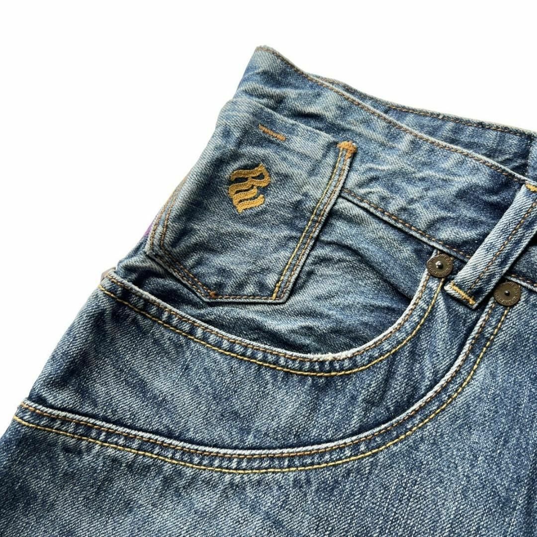 Rocawear(ロカウェア)のROCAWEAR デニム パンツ ジーンズ 34 W84 ガール刺繍 Y2K メンズのパンツ(デニム/ジーンズ)の商品写真