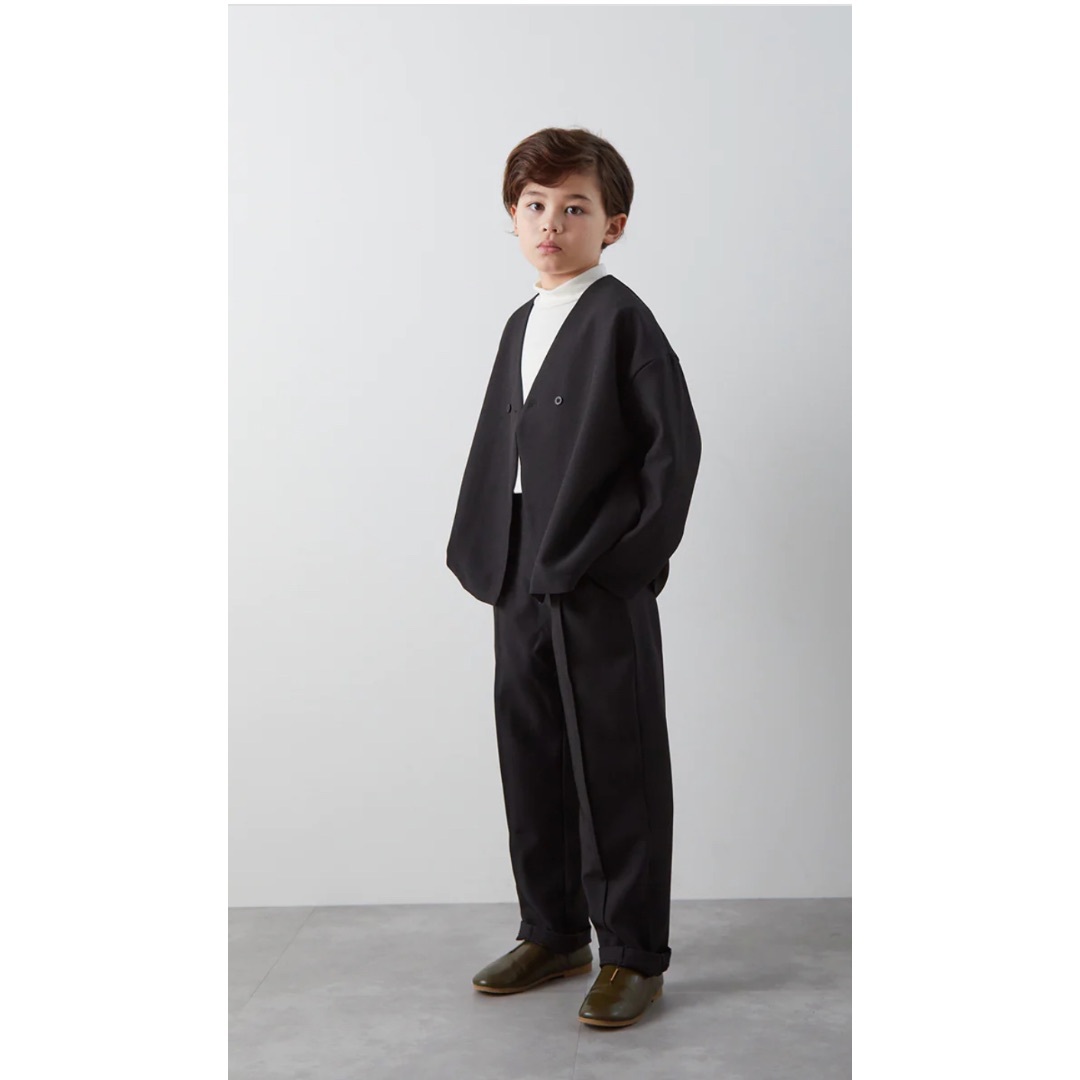 riziere(リジェール)の子供　セレモニー　ノーカラージャケットセットアップ キッズ/ベビー/マタニティのキッズ服男の子用(90cm~)(ドレス/フォーマル)の商品写真