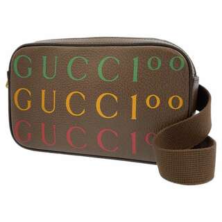 グッチ(Gucci)のグッチ ベルトバッグ 100周年記念 レザー 602695 GUCCI ボディバッグ(ボディバッグ/ウエストポーチ)
