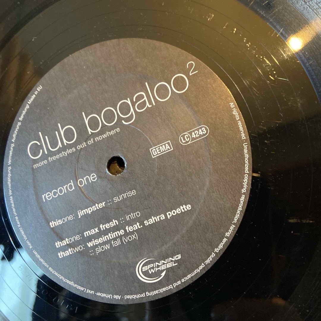 Club boogaloo 2 More Freestylesレコード 3枚組 エンタメ/ホビーのCD(クラブ/ダンス)の商品写真