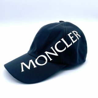 モンクレール(MONCLER)のMONCLER モンクレール ナイロン ベースボールキャップ ユニセックス　黒(キャップ)