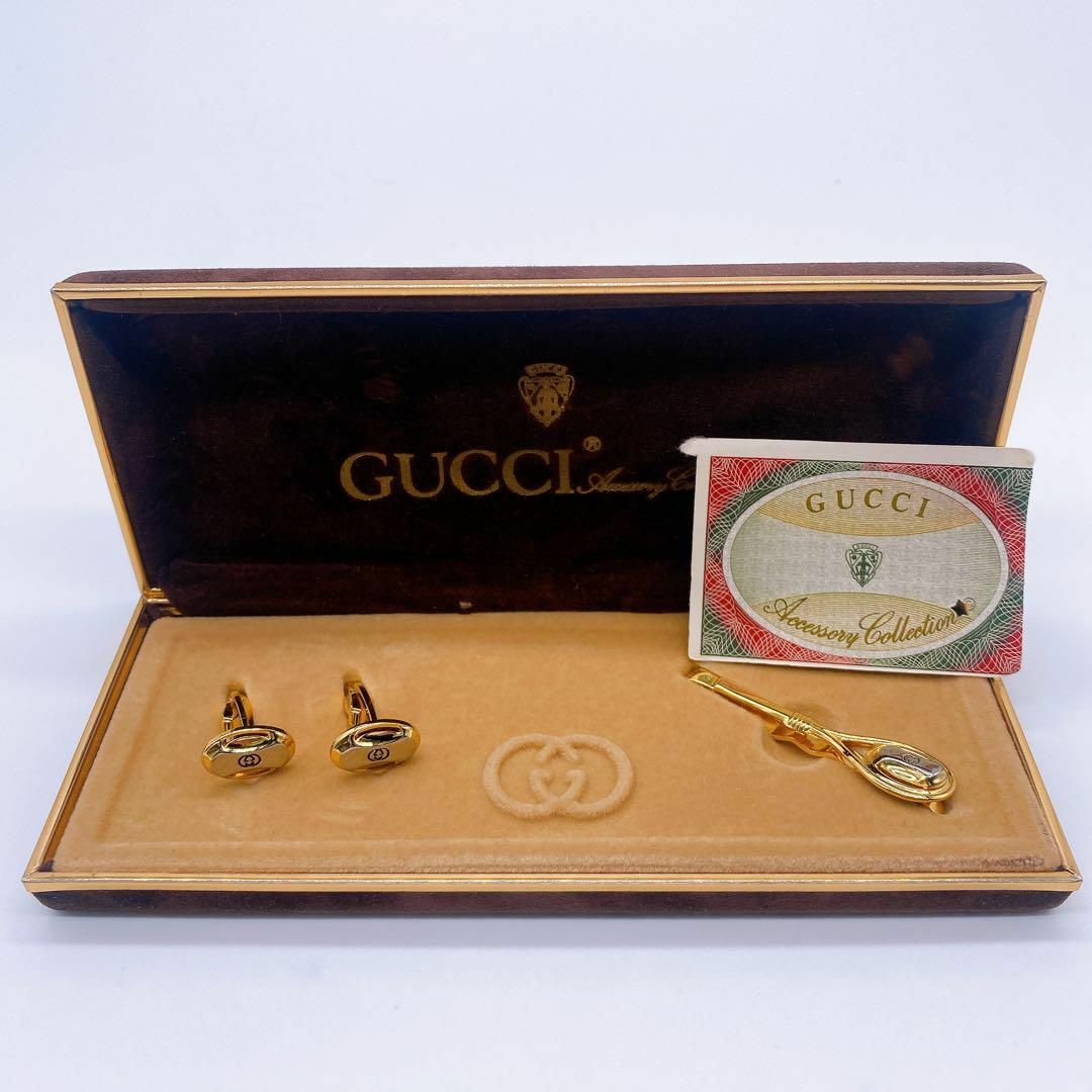 GUCCI - 【希少】GUCCI グッチ オールドグッチ タイピン/カフス GUCCI - 【希少】GUCCI グッチ オールドグッチ タイピン/カフス
