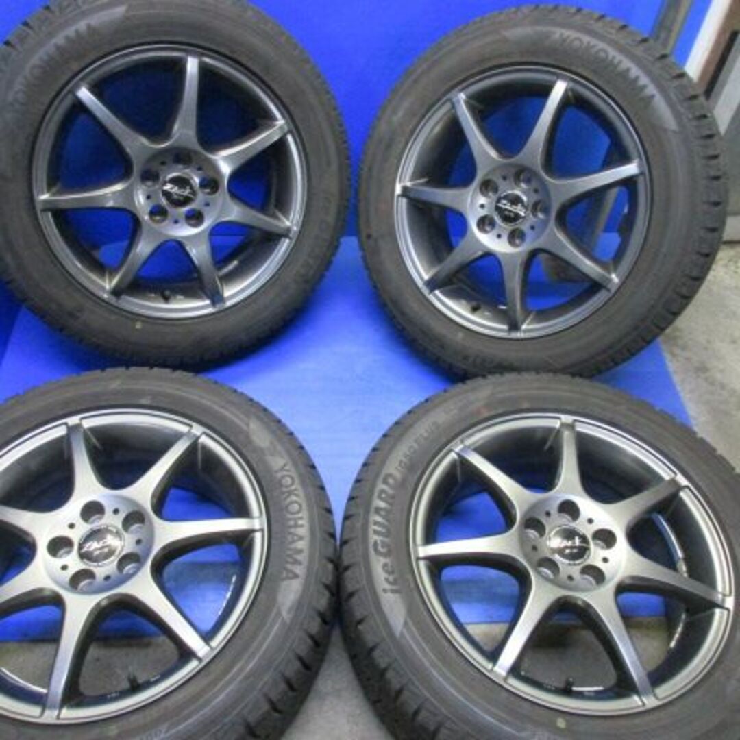 店）ザックJP72　+205/55R16　スタッドレス　CT　プリウス　インプ 自動車/バイクの自動車(タイヤ・ホイールセット)の商品写真