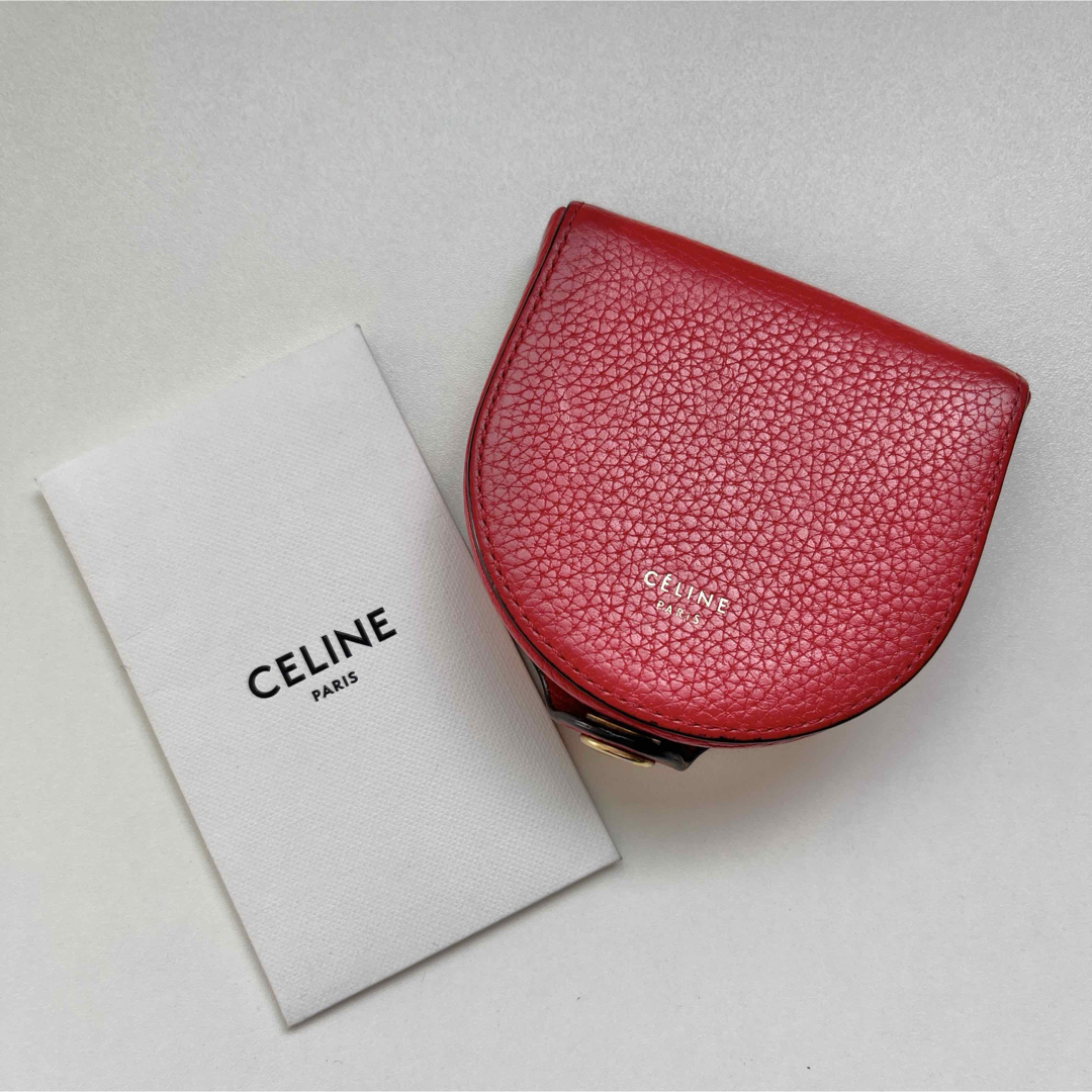 celine(セリーヌ)のCELINE PARIS コインケース 財布 レザー レディースのファッション小物(財布)の商品写真
