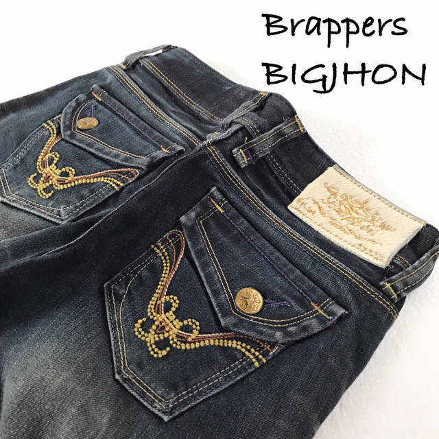 BRAPPERS(ブラッパーズ)の❤️送料込❤️Brappers big jhon デニムパンツ ジーンズ レディースのパンツ(デニム/ジーンズ)の商品写真