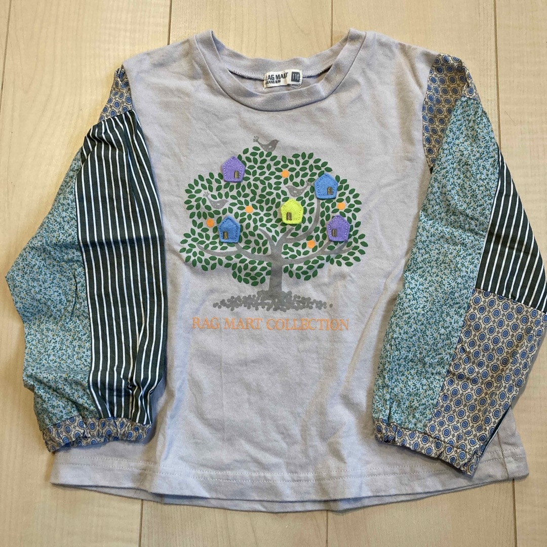 RAG MART(ラグマート)のラグマート　ロンT 110 キッズ/ベビー/マタニティのキッズ服女の子用(90cm~)(Tシャツ/カットソー)の商品写真