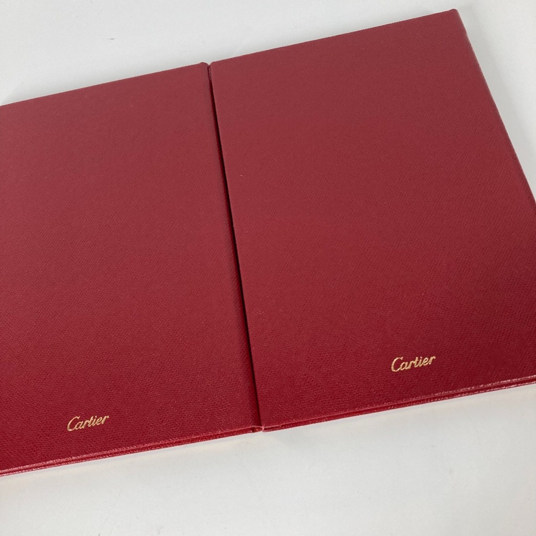 Cartier(カルティエ)のカルティエ CARTIER レオパード 豹 ヒョウ パンテール 非売品 ノベルティ 2冊セット メモ帳 ステーショナリー ノートブック レザー レッド 未使用 インテリア/住まい/日用品の文房具(ノート/メモ帳/ふせん)の商品写真