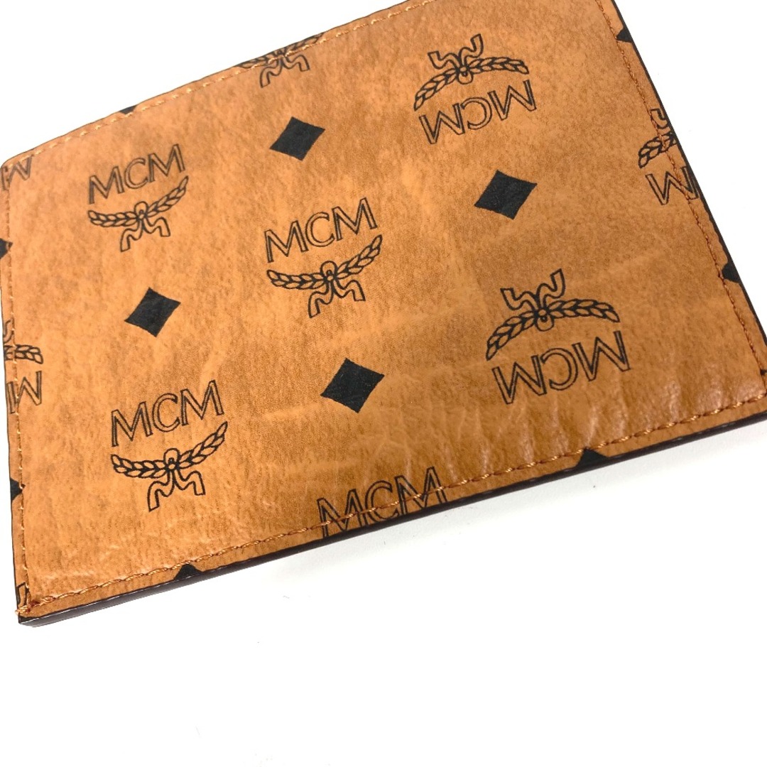 MCM(エムシーエム)のエムシーエム MCM ヴィセトス ラビット うさぎ SAMBYPEN コラボ サムバイペン 名刺入れ パスケース カードケース レザー ブラウン 未使用 メンズのファッション小物(名刺入れ/定期入れ)の商品写真