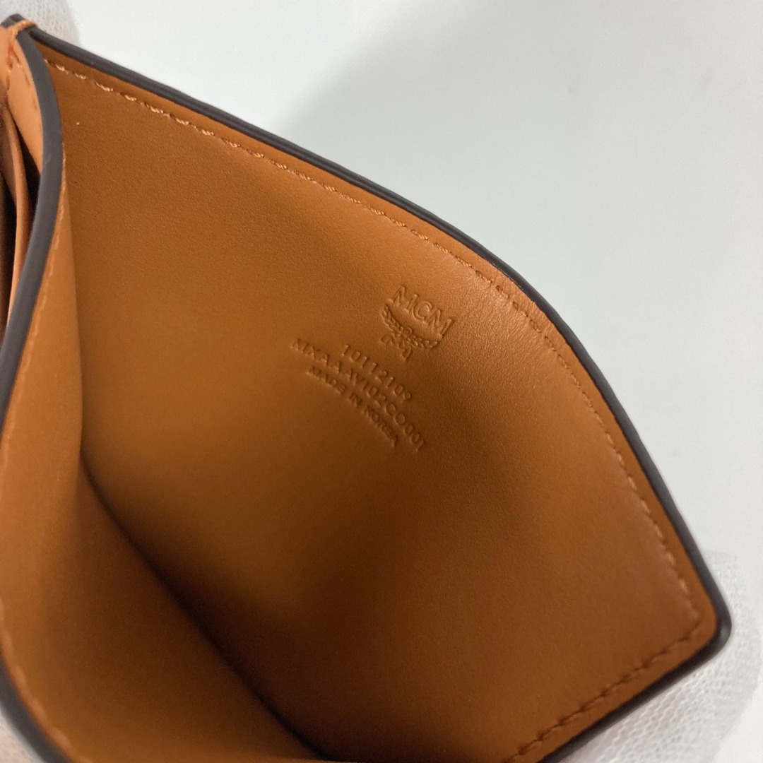 MCM(エムシーエム)のエムシーエム MCM ヴィセトス ラビット うさぎ SAMBYPEN コラボ サムバイペン 名刺入れ パスケース カードケース レザー ブラウン 未使用 メンズのファッション小物(名刺入れ/定期入れ)の商品写真